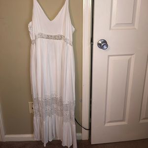 White Flowy Dress